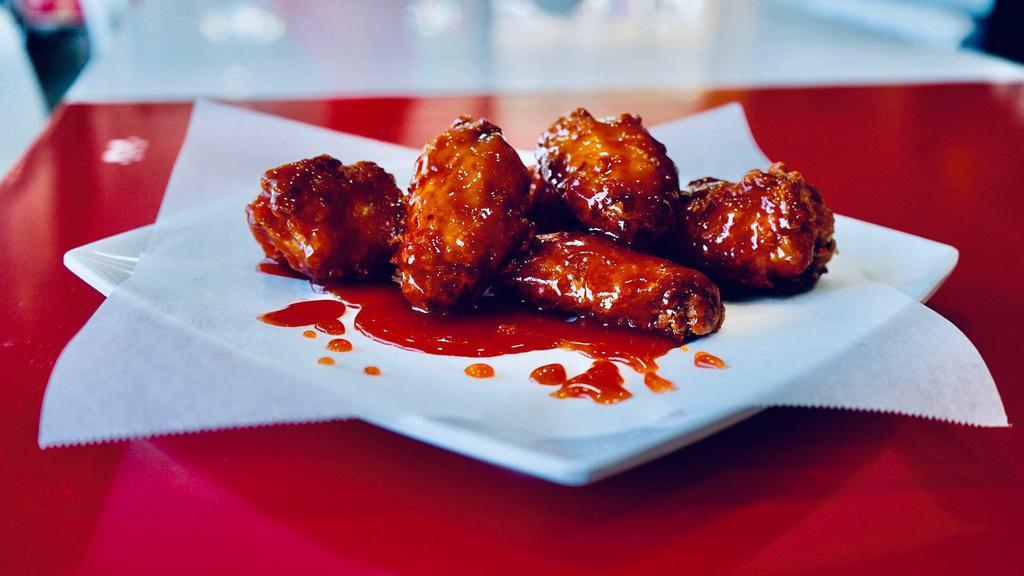 30 Piece Wings · Up to  3 flavors + 3 dips