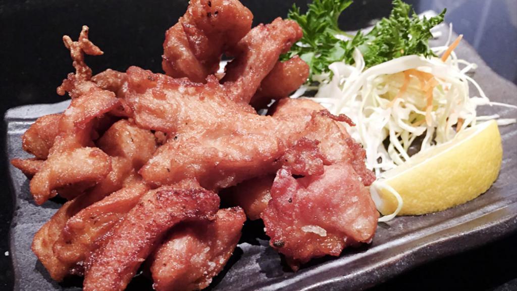 103. Chicken Karaage · Japanese style crispy fried chicken with special house sauce.