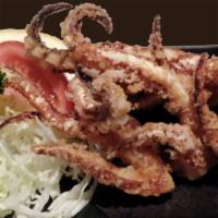 106. Calamari Legs · Deep fried calamari legs.