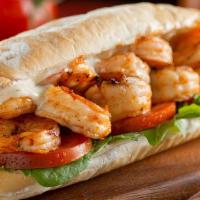 Spicy Shrimp Sandwich · Served in Fresh Italian bread