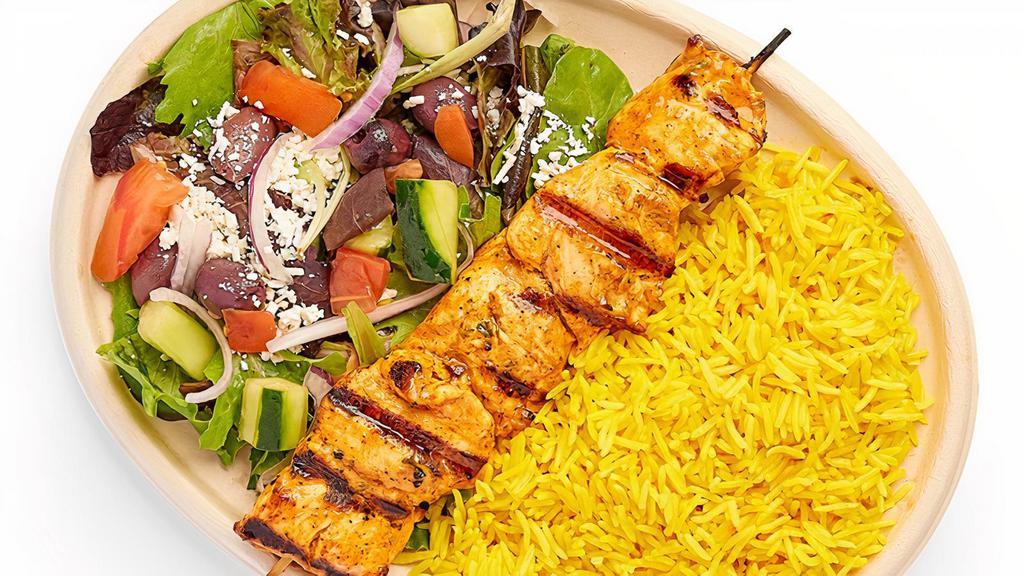The Plate · Choose A Kebab and Any 2 Sides or Salads.