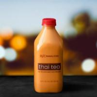 Thai Tea | Bottled Drink · Classic Thai Tea topped with a delicate layer of house-made creamy sweet milk.