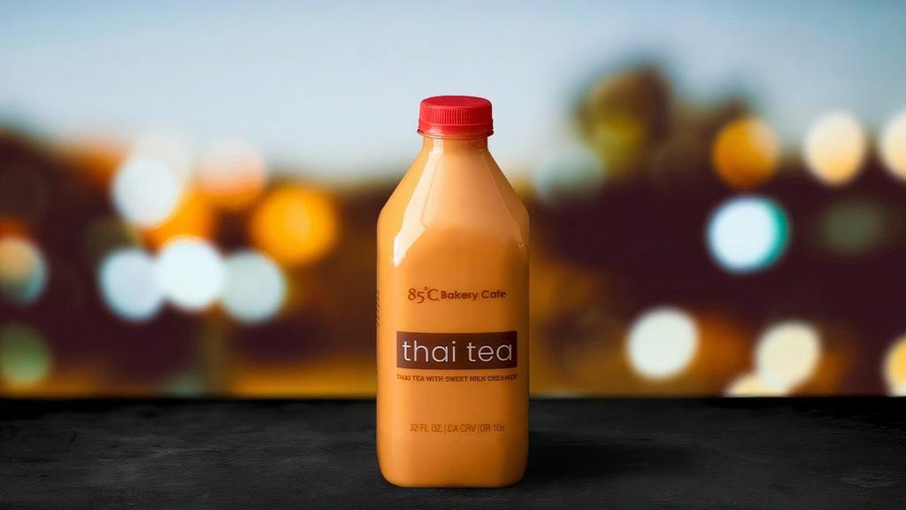 Thai Tea | Bottled Drink · Classic Thai Tea topped with a delicate layer of house-made creamy sweet milk.