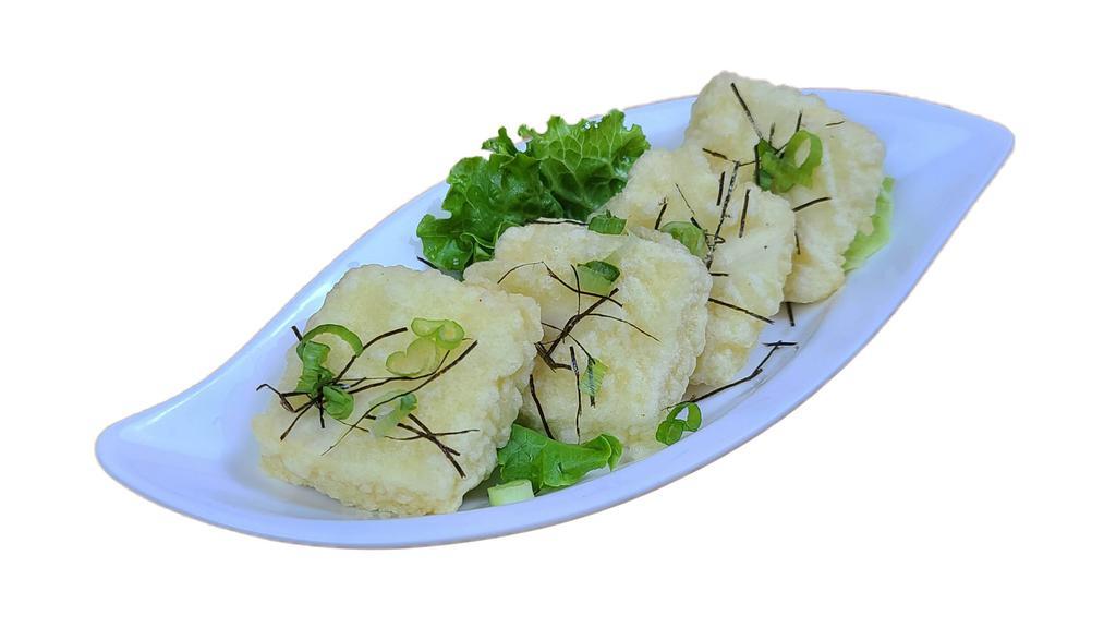 Agedashi Tofu · Deep Fried Tofu with Special Dipping Sauce