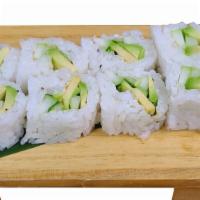 911 · no substitution, vegetarian ( Avocado, Cucumber, wrapped with soy paper) 8pcs