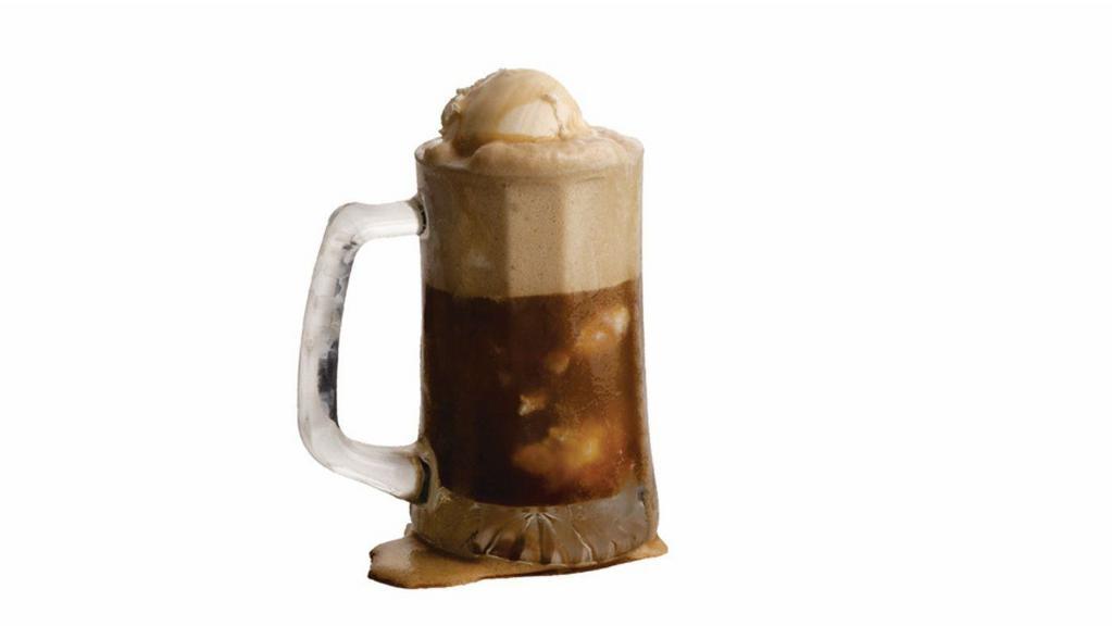 Root Beer Float · Made with hand scooped vanilla ice cream and Adamson's old fashioned draft root beer.