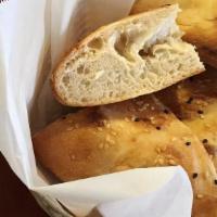 Fresh Pita Bread · Freshly baked pita bread.