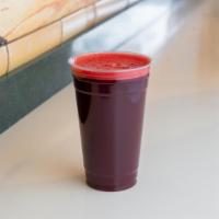 8. Very Veggie Juice · Spinach, beet, celery, and carrot (energy booster).