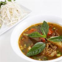 Vietnamese Beef Stew · Cubed beef brisket slowly braised in Asian spices and carrots.  Served with rice,  or noodle...