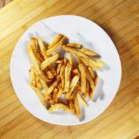 French Fries · seasoned sliced potatoes fried to a golden crisp.