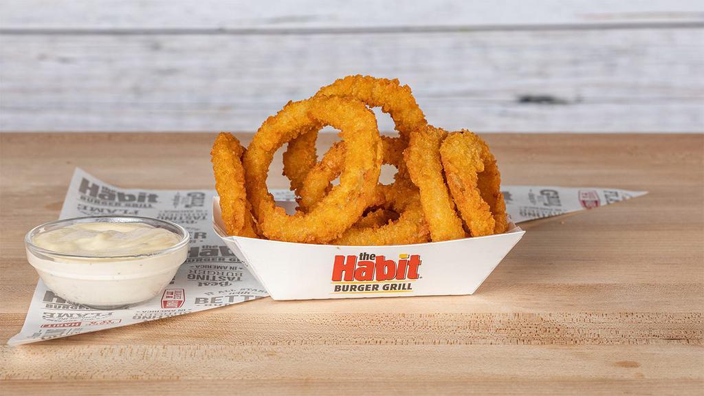 Onion Rings · Includes side of Ranch dressing.