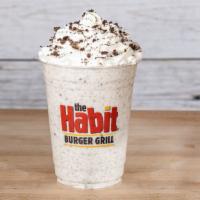 Cookies & Cream Shake · 16 oz. handcrafted and made-to-order. Blended with vanilla ice cream and chocolate cream san...