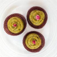 Pistachio Rose · Pistachio and shredded fillo pastry (knafeh) blended with sugar and butter, shaped and fille...