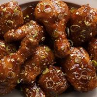 Y Boneless Galbi · A lightly sweet and savory sauce that has a off the grill flavor. Mixed with green onions an...