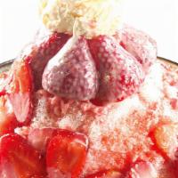 Strawberry Milk Shaved Ice (Medium) · SEASONAL. Strawberry, Ice Cream.