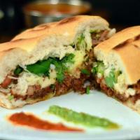 Mexican Sandwich / Tortas · Onions, cilantro, cheese, beans, red salsa, green salsa and meat / Cebolla, cilantro, queso,...