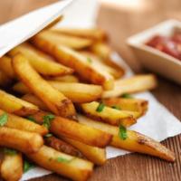 Basket French Fries · Golden potatoes deep-fried to perfection.