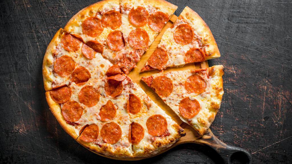 Halal Pepperoni Pizza · Halal! Sizzling pepperoni topped pizza made to perfection from clay oven.