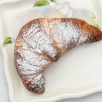 Cream Croissant · Filled with pastry cream.