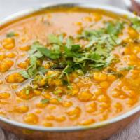 Daal Chana · Spices and lentils stewed together for a unique flavor.