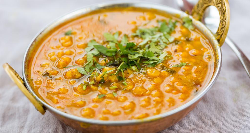 Daal Chana · Spices and lentils stewed together for a unique flavor.