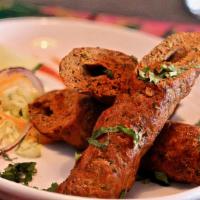 LAMB SHEEKH KEBAB · #Lamb #Sheekh #Kebab: Mince lamb marinated in yogurt, ginger and spices then roasted in the ...