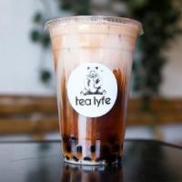 BobbiVie · Thai tea and a shot of Vietnamese coffee