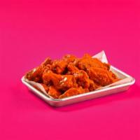 20 Pc Wings · 20 Classic Bone-in or Boneless wings with choice of 2 flavors and 2 dips.