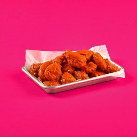 10 Wings · 10 Classic Bone-In or Boneless wings with choice of 1 flavor and 1 dip.
