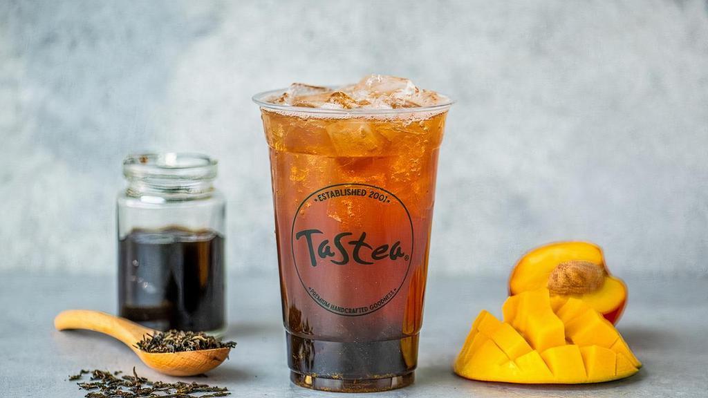 Bootea Shaker · mango, peach & pineapple tea with black jelly