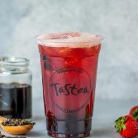 Strawberry Ecsteasy · strawberry black tea with black jelly