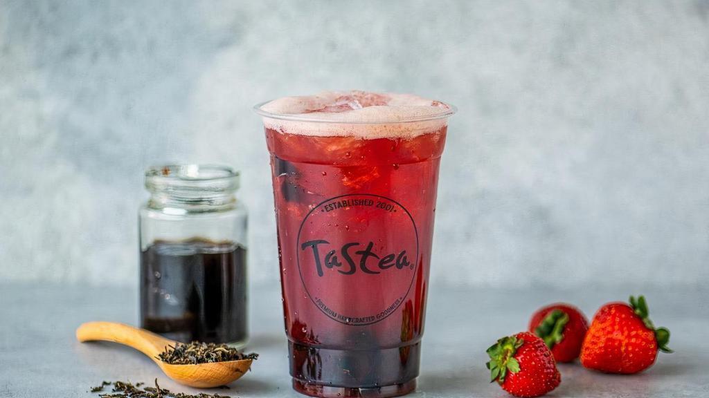 Strawberry Ecsteasy · strawberry black tea with black jelly