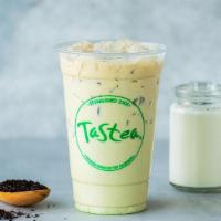 Honeydew Milk Tea · honeydew black tea with choice of dairy. Requests under special instructions for additional ...