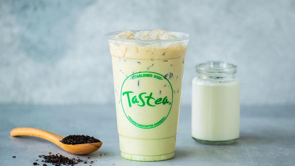 Honeydew Milk Tea · honeydew black tea with choice of dairy. Requests under special instructions for additional add-ons will NOT be honored.
