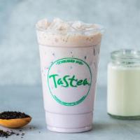 Taro Milk Tea · taro black tea with choice of dairy. Requests under special instructions for additional add-...