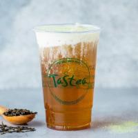 Sea Foam Jasmine Iced Tea · premium jasmine green tea with sea salt cream