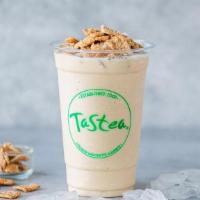 Horchata Crunch · blended horchata topped with crushed cinnamon cereal