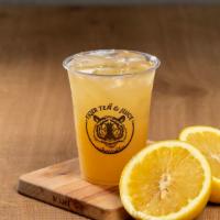 Grapefruit Green Tea · Customers favorite. Iced drink only. Made with 100% fresh grapefruit juice and green tea, no...