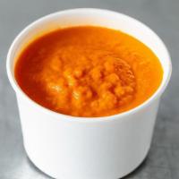 Spicy Tomato Soup · House-made with chipotle peppers.