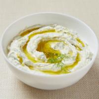 Minty Yogurt Dip · Homemade thick yogurt dip with cheese, butter, garlic, mint and fresh dill. Gluten-free.