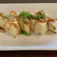Agedashi Tofu · Deep Fried tofu.