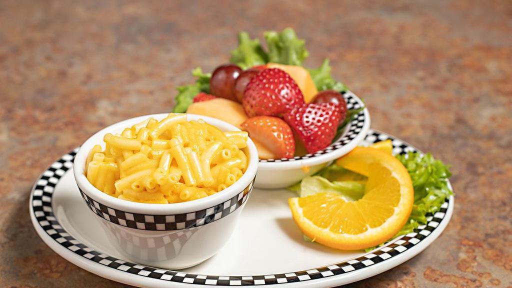 Cubs' Brandi’S Favorite Macaroni & Cheese · Served with French fries or fresh fruit.