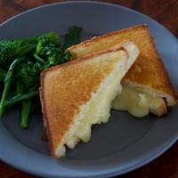 Grilled Cheese Sandwich · House made pain de mie bread with cheddar cheese.  Served with Green Gulch broccoli
