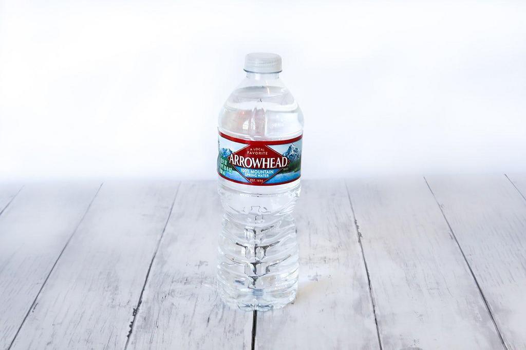 Bottled Water · 16.9 fl oz. Brand may vary.