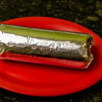 Jumbo Burrito · Includes cheese, rice & beans, salsa, sour cream, guacamole, lettuce & your choice of meat.