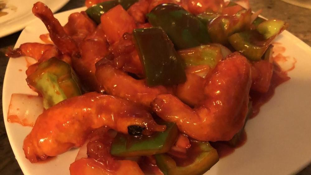 Sweet and Sour Prawns · 