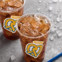 Coca-Cola® Fountain Soda · Auntie Anne's proudly serves Coca-Cola® products to pair perfectly with our pretzels.
