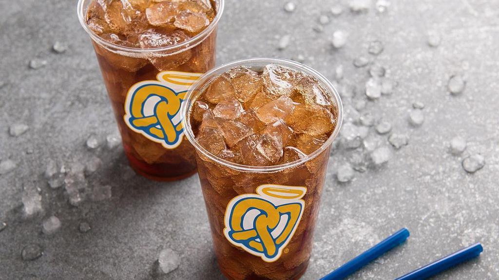 Coca-Cola® Fountain Soda · Auntie Anne's proudly serves Coca-Cola® products to pair perfectly with our pretzels.