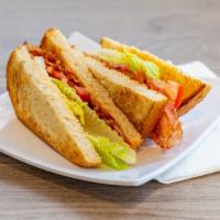 BLT Sandwich · Premium Smoked Bacon, Romaine Lettuce, Tomato & Our Gold Sauce.