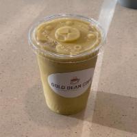 Green Delight Smoothie · Organic Apple Juice, Celery, Kale, Cucumber, Mango, and Banana.